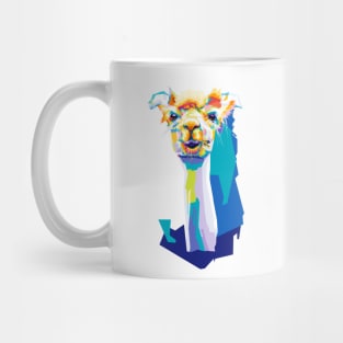 Alpaca Wpap Pop Art Mug